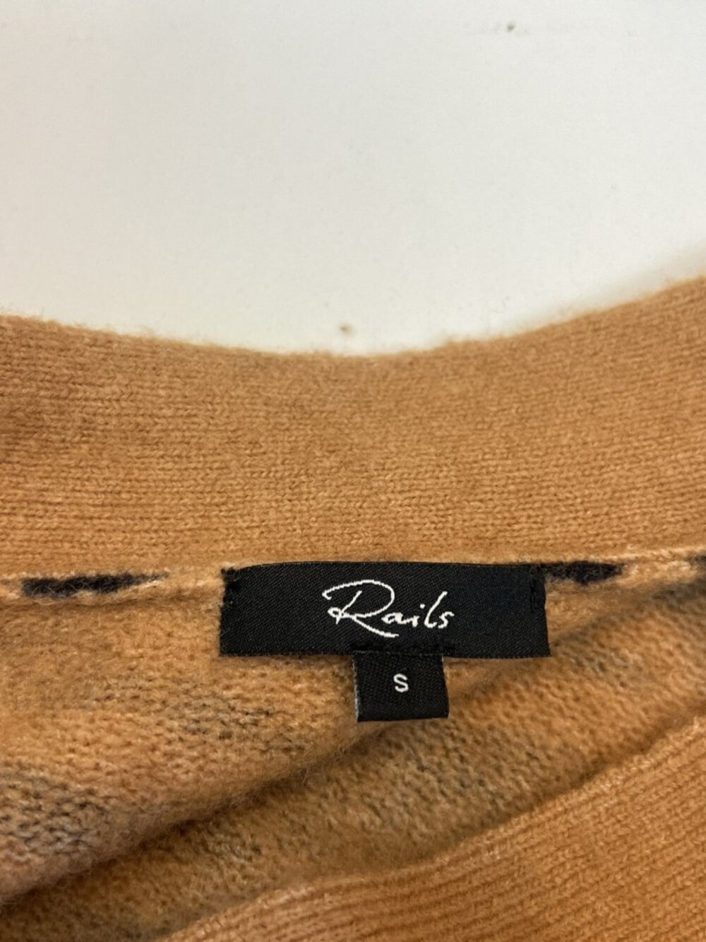 Rails Eleanor Sweater Size S Small Brown Tiger Stripe - Picture 4 of 7